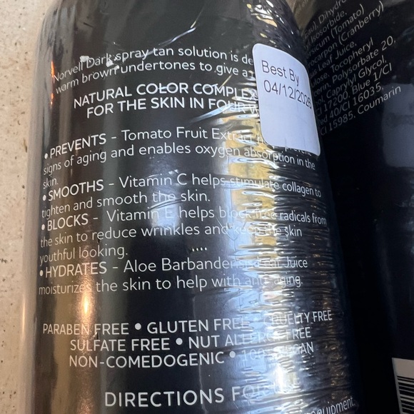 Norvell Prem Spray Tan Solution Dark 34fl oz Professional Sunless Tanning 2 Pak - Picture 5 of 8